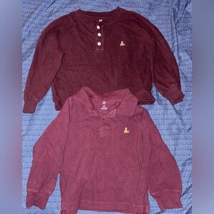 Kids Maroon Polo Shirt